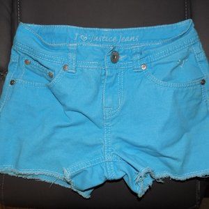 Justice Jeans Simply Low Blue Shorts Size 10R Girl